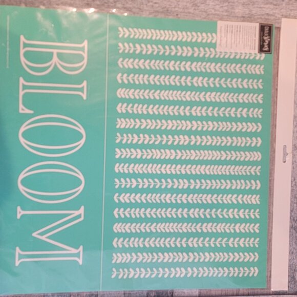 Blooms & Blossoms Collection~ Reuseable silk screen stencil 18 x 18 - Picture 1 of 2